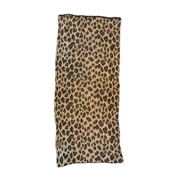 CC Brand Black Leopard Print Infinity Scarf - Picture 6 of 7